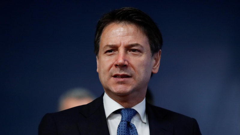 El presidente del Ejecutivo italiano, Giuseppe Conte. / Reuters