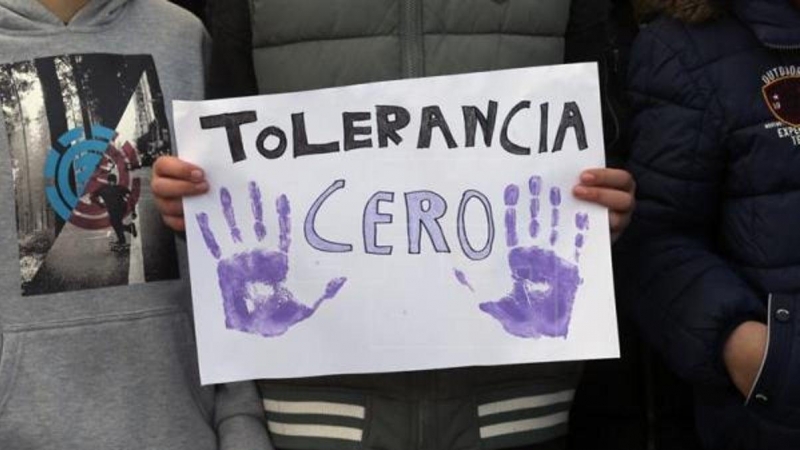 Imagen de archivo de una manifestación contra la violencia machista. / EFE (LAVANDEIRA JR)