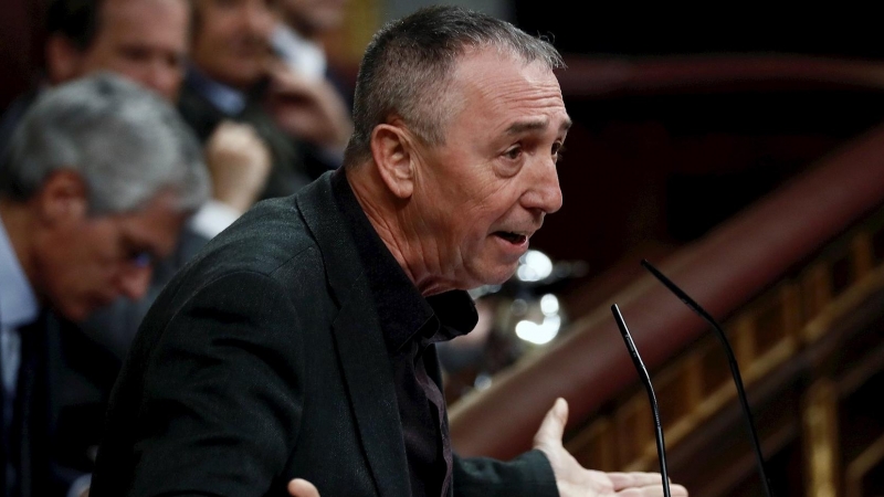 07/01/2020.- El diputado de Compromís, Joan Baldoví, durante su intervención en el Congreso. EFE/Mariscal