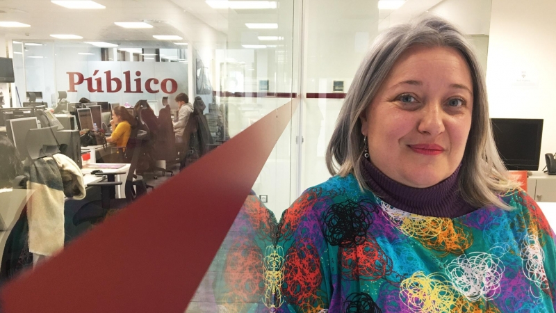 Alicia Torija, coordinadora de la obra 'Mujeres en la Guerra Civil y la Posguerra'.- CHRISTIAN GONZÁLEZ