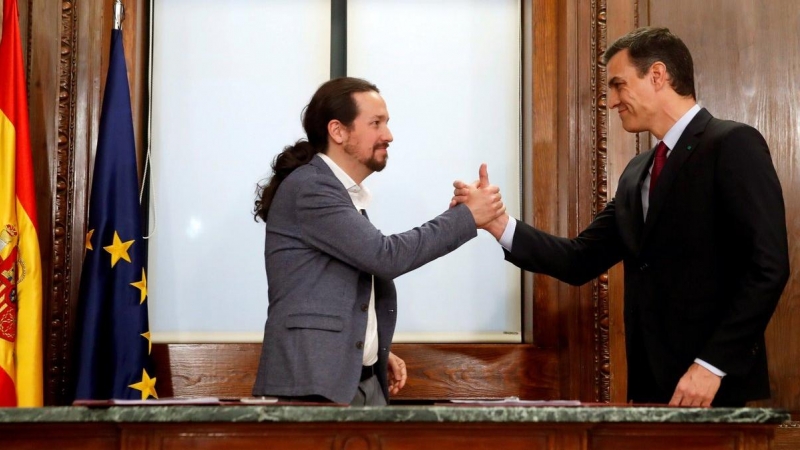 Pedro Sánchez y Pablo Iglesias