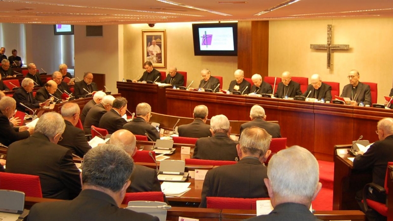 Vista de la Asamblea Plenaria de la Conferencia Episcopal, celebrada en noviembre de 2019.