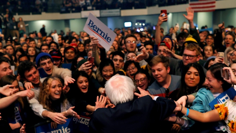 Bernie Sanders en un acto de campaña. REUTERS