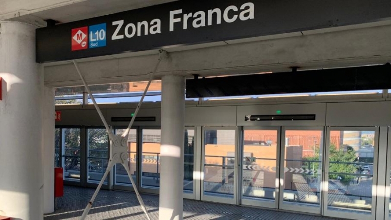 Entra en servei l’estació de Zona Franca de l’L10 Sud de metro - Departament de Territori i Sostenibilitat