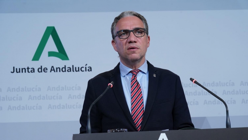 Elías Bendodo, consejero andaluz de Presidencia.