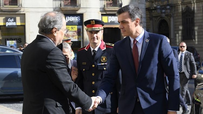 Sánchez y Torra presidirán la primera reunión de la mesa de diálogo