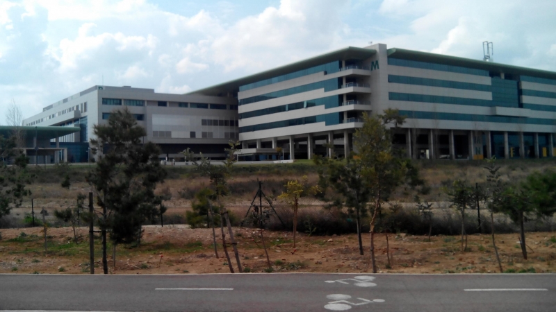 Hospital Universitario Son Espases, donde están ingresadas las cuatro personas.