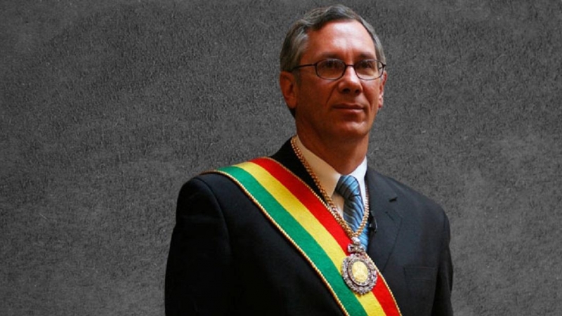 Retrato del expresidente boliviano Eduardo Rodríguez Veltzé./ IBolivia.org