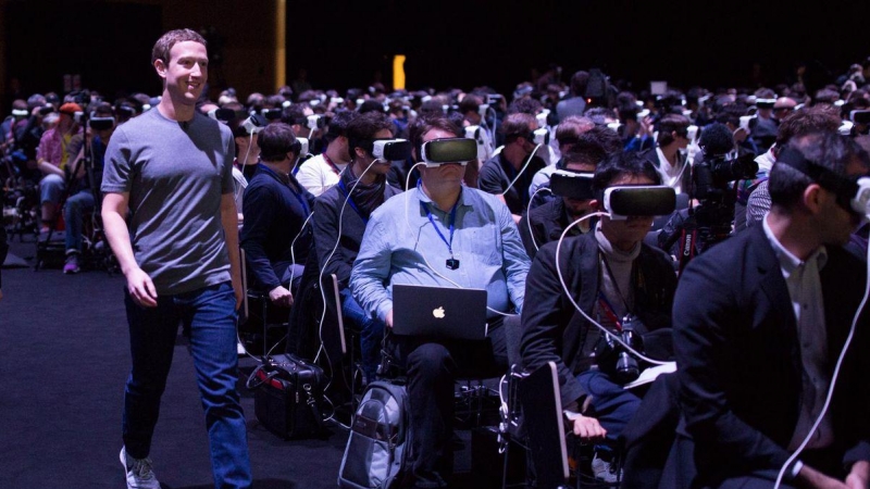 Mark Zuckerberg, fundador de Facebook, durante el Mobile World Congress de 21016. /FACEBOOK