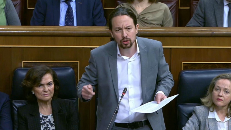 Iglesias culpa a Rajoy de la pobreza en España