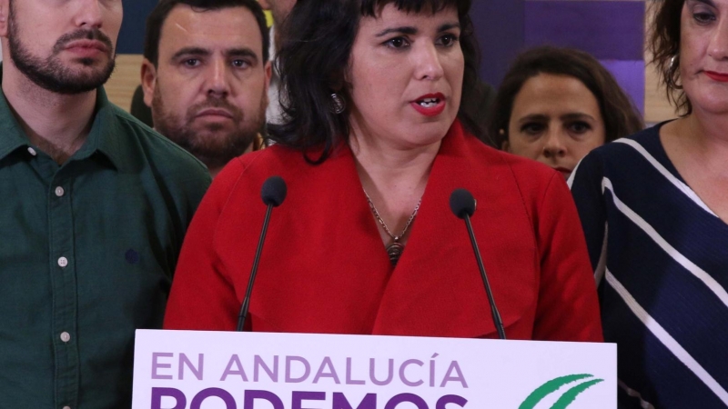 Teresa Rodríguez, hoy en rueda de prensa