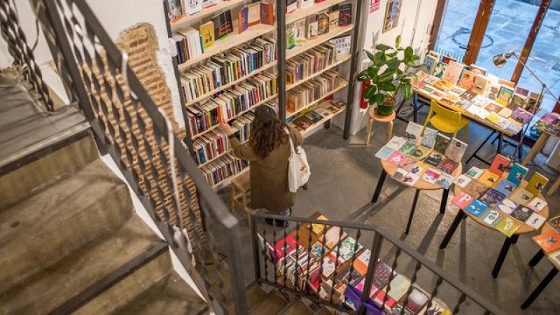 La llibreria Lata Peinada al Raval. MIGUEL VELASCO ALMENDRAL.