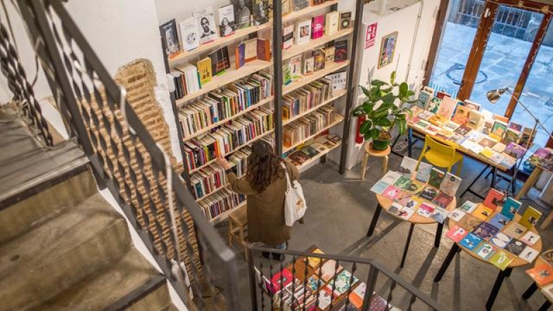 La llibreria Lata Peinada al Raval. MIGUEL VELASCO ALMENDRAL.