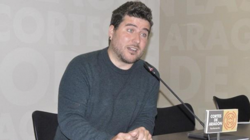 Nacho Escartín, secretario general de Podemos en Aragón hasta esta semana. | Europa Press