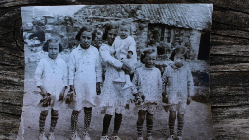 Los seis hijos de Benigno. CEDIDA POR LA FAMILIA