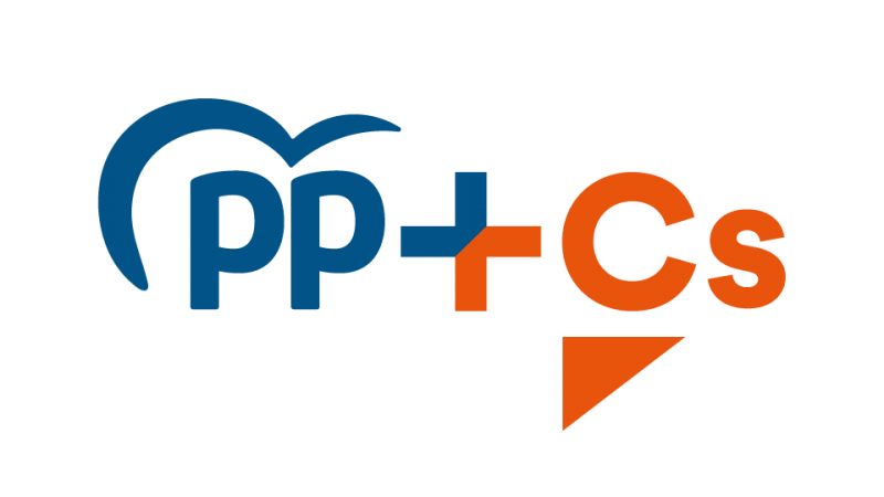 El logo de PP y Cs para las elecciones vascas de 2020.