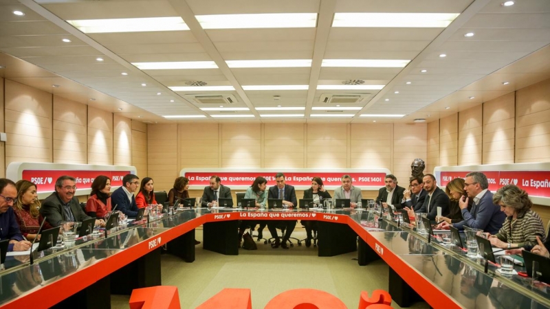 Reunión de la Comisión Permanente de la Ejecutiva Federal del PSOE, en Madrid. E.P./Ricardo Rubio