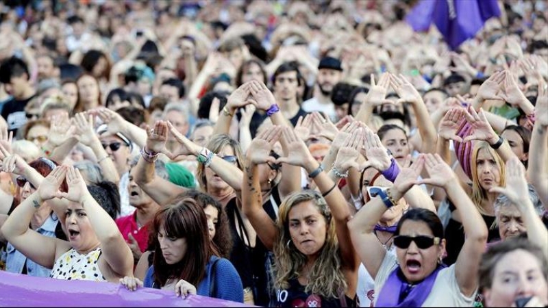 Concentración en Bilbao contra las agresiones sexuales a mujeres. - EFE