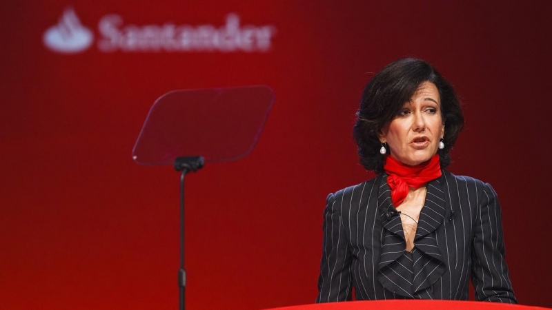 Ana Patricia Botín, presidenta del Banco Santander. / EFE