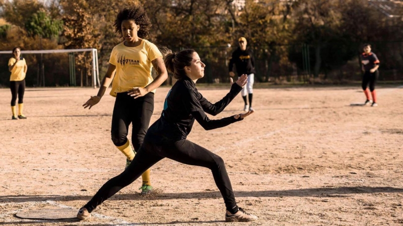 Entrenamiento del equipo de kickingball Panteras.