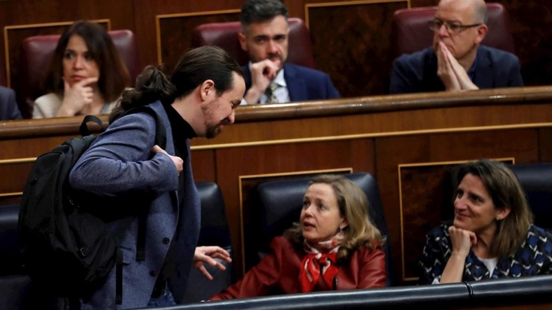 Pablo Iglesias en el Congreso