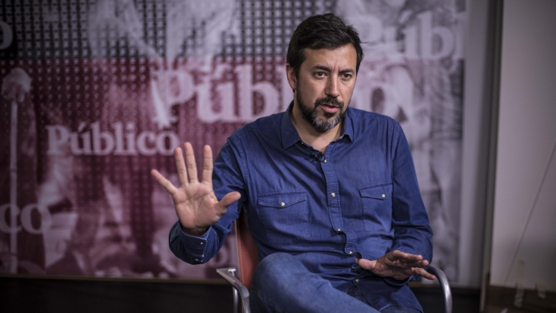 Antón Gómez-Reino, en entrevista con Público. JAIRO VARGAS.