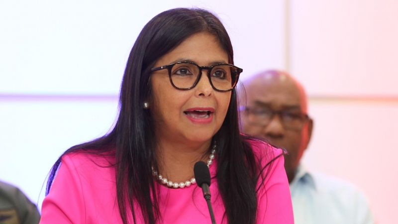La vicepresidenta de Venezuela, Delcy Rodríguez, en una imagen de archivo. / EUROPA PRESS