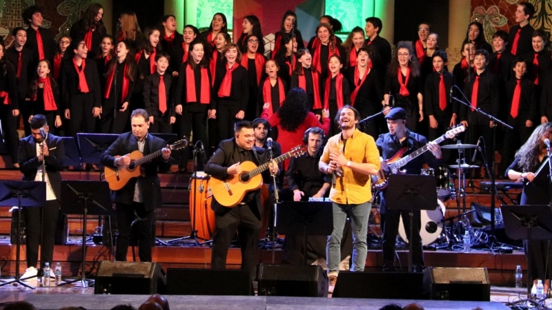 Els Sabor de Gràcia al Palau de la Música en el concert del seu 25è aniversari. ACN