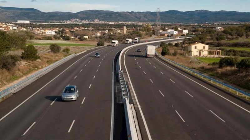 Autopista gestionada por Abertis. E.P.