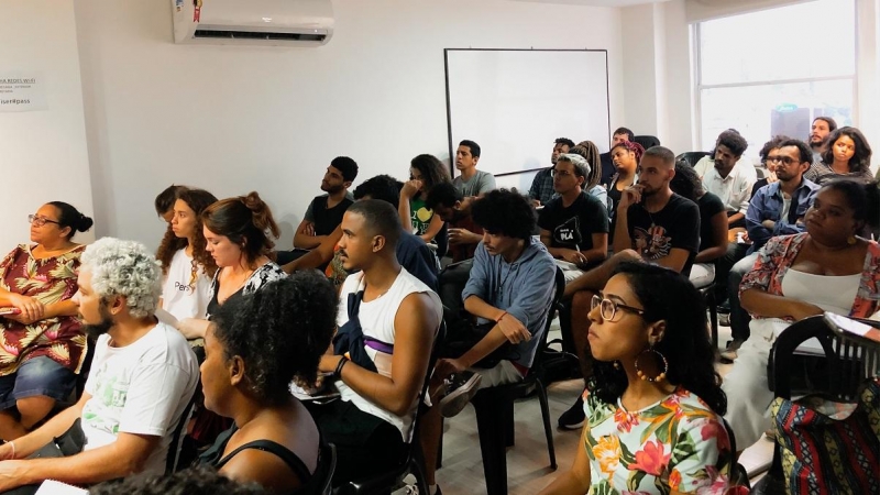 De los casi 900 inscritos, fueron elegidos 40 alumnos para el Curso de Políticas Públicas, prevaleciendo la procedencia geográfica –era prioridad la periferia– y la igualdad racial y de género. TAYNARA CABRAL DA SILVA ANTÔNIO/ CASA FLUMINENSE.