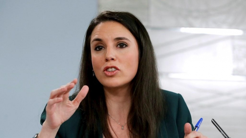 Fotografía de archivo de la ministra de Igualdad, Irene Montero. - EFE