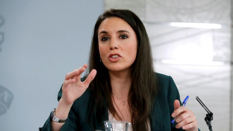 Fotografía de archivo de la ministra de Igualdad, Irene Montero. - EFE