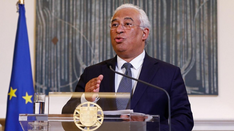 El primer ministro de Portugal, Antonio Costa, declara el 'estado de alerta'. EFE