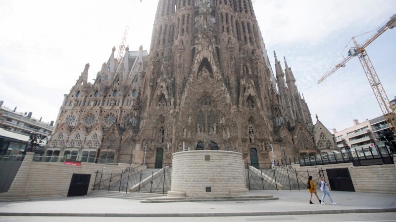 Plaza de la Sagrada Familia. / EFE