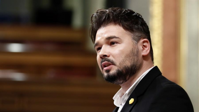 Gabriel Rufián en el Congreso de los Diputados