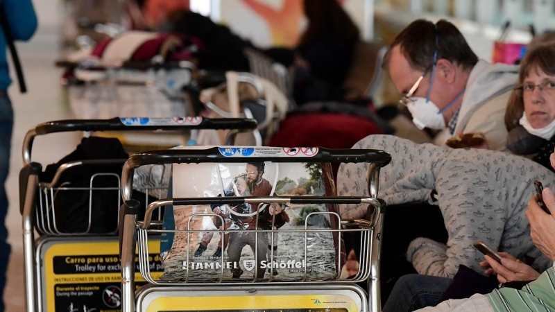 Imagen del aeropuerto de Barajas. AFP/Javier Soriano.