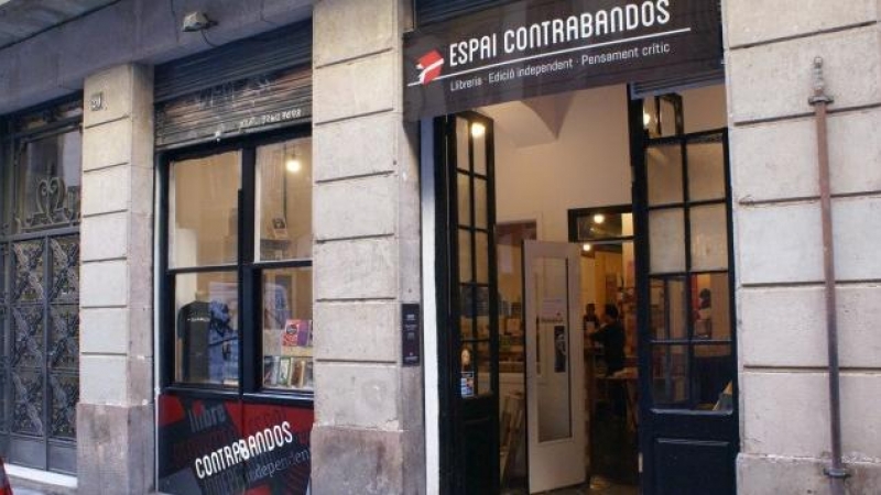 L'Espai Contrabandos, ubicada al Raval de Barcelona, una de les que s'ha unit a la iniciativa llibreriesobertes.