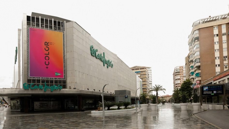 Edificio de El Corte Inglés en Murcia. E.P./Edu Botella