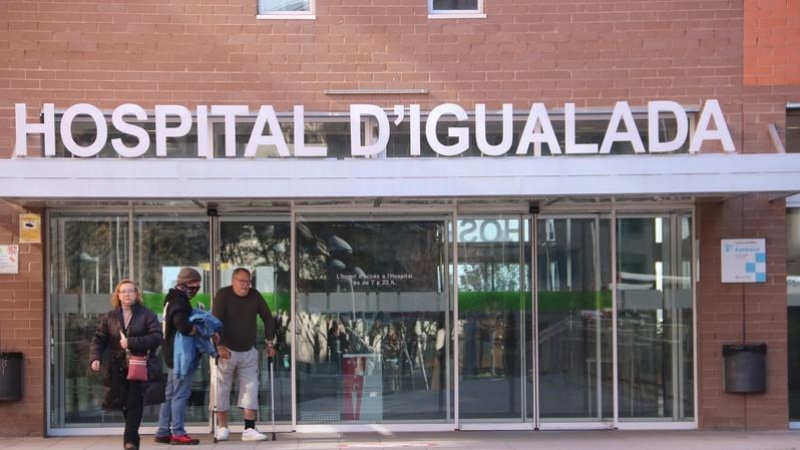 Entrada de l'Hospital d'Igualada. /EFE