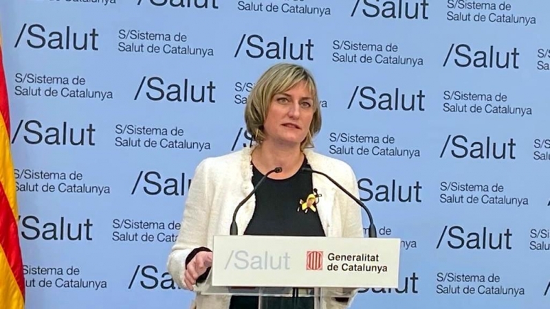 La consellera de Salut, Alba Vergés. GOVERN DE LA GENERALITAT