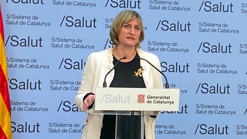 La consellera de Salut, Alba Vergés. GOVERN DE LA GENERALITAT