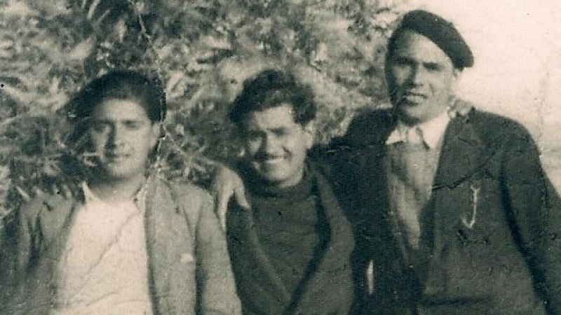 Los hermanos Paco, Pepe y Antonio Quero. / FAMILIA QUERO ROBLES