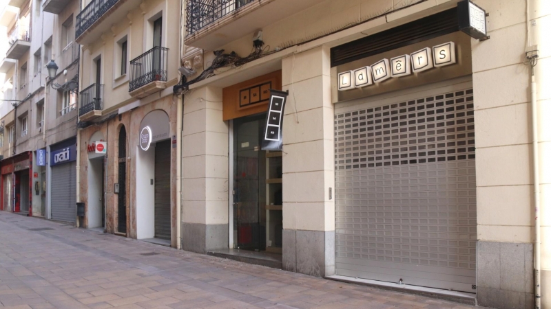 Botigues tancades a Tarragona. ACN / ELOI TOST
