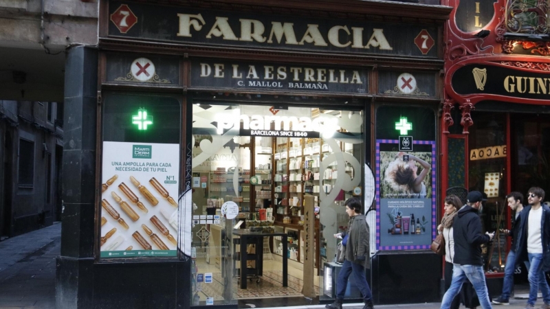 Una farmàcia de Barcelona. ACN.