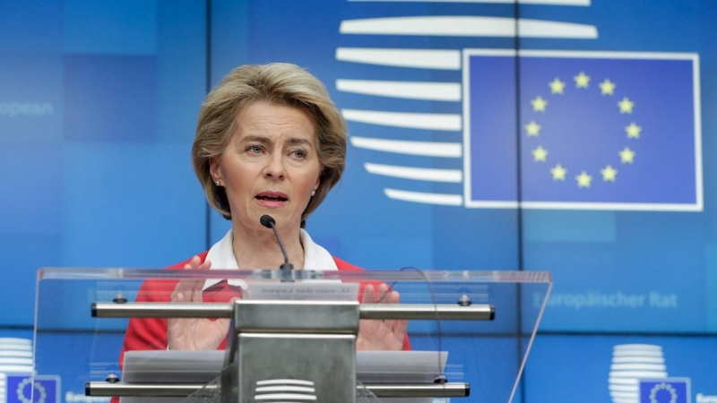 La presidenta de la Comisión Europea, Ursula Von der Leyen. - EFE