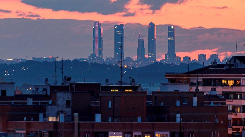 Imagen de Madrid sin la contaminación habitual. EFE/Fernando Villar