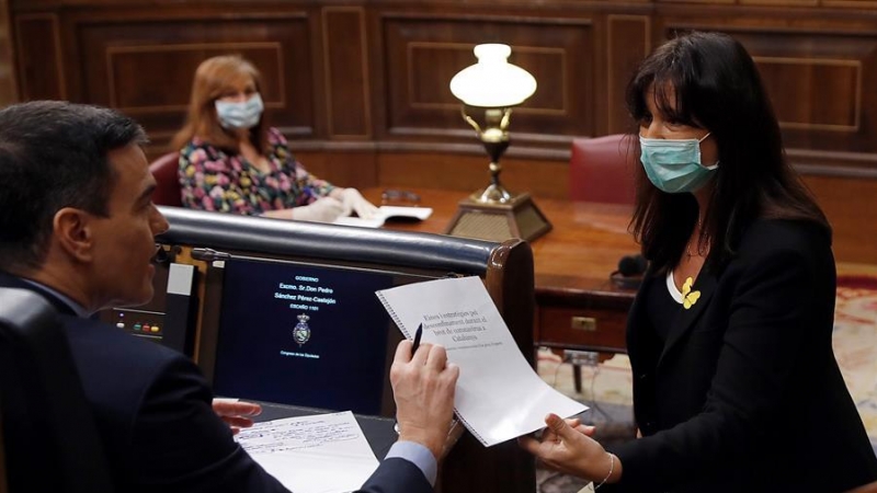 Pedro Sánchez, Laura Borràs Congreso