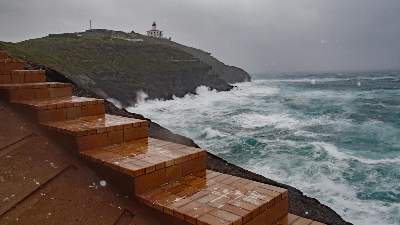 Tempestad invernal en Illa Grossa, Columbretes.-BRUNO SABATER