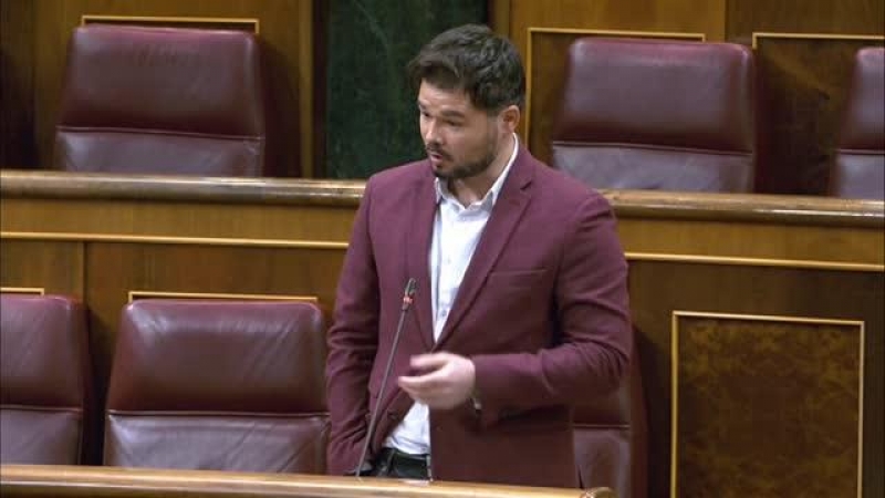 Rufián: 'No tiene sentido ir a cortarse el pelo antes de ir a ver a tu madre'