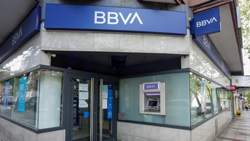 Oficina del BBVA en Madrid. E.P./Ricardo Rubio
